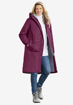 Mid-Length Microfiber Parka