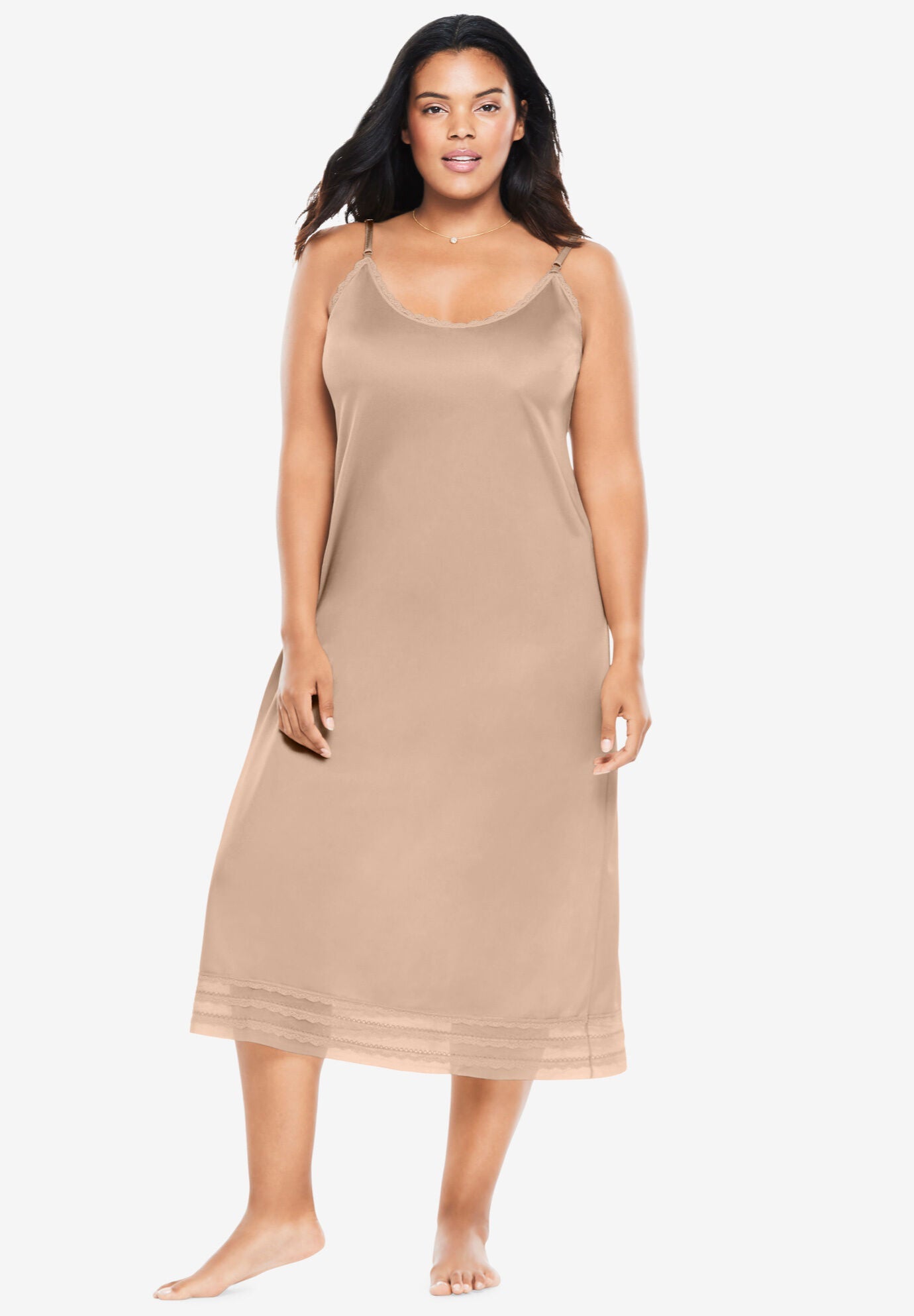 Plus size cotton slips for women hot sale