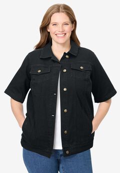 Short-Sleeve Denim Jacket