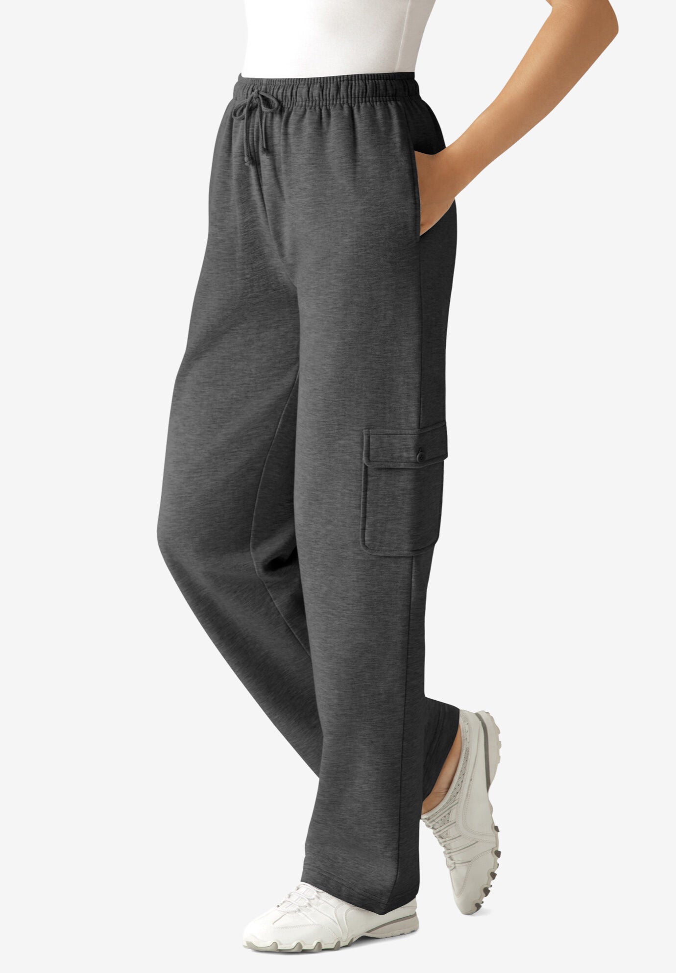 Woman within sweatpants top