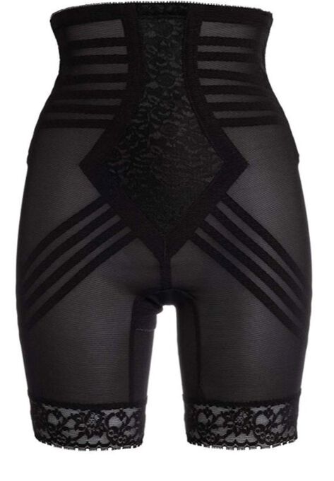 No Top Roll High Waist Long Leg with Zipper, BLACK, hi-res image number null