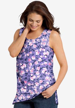 Perfect Printed Scoopneck Tank