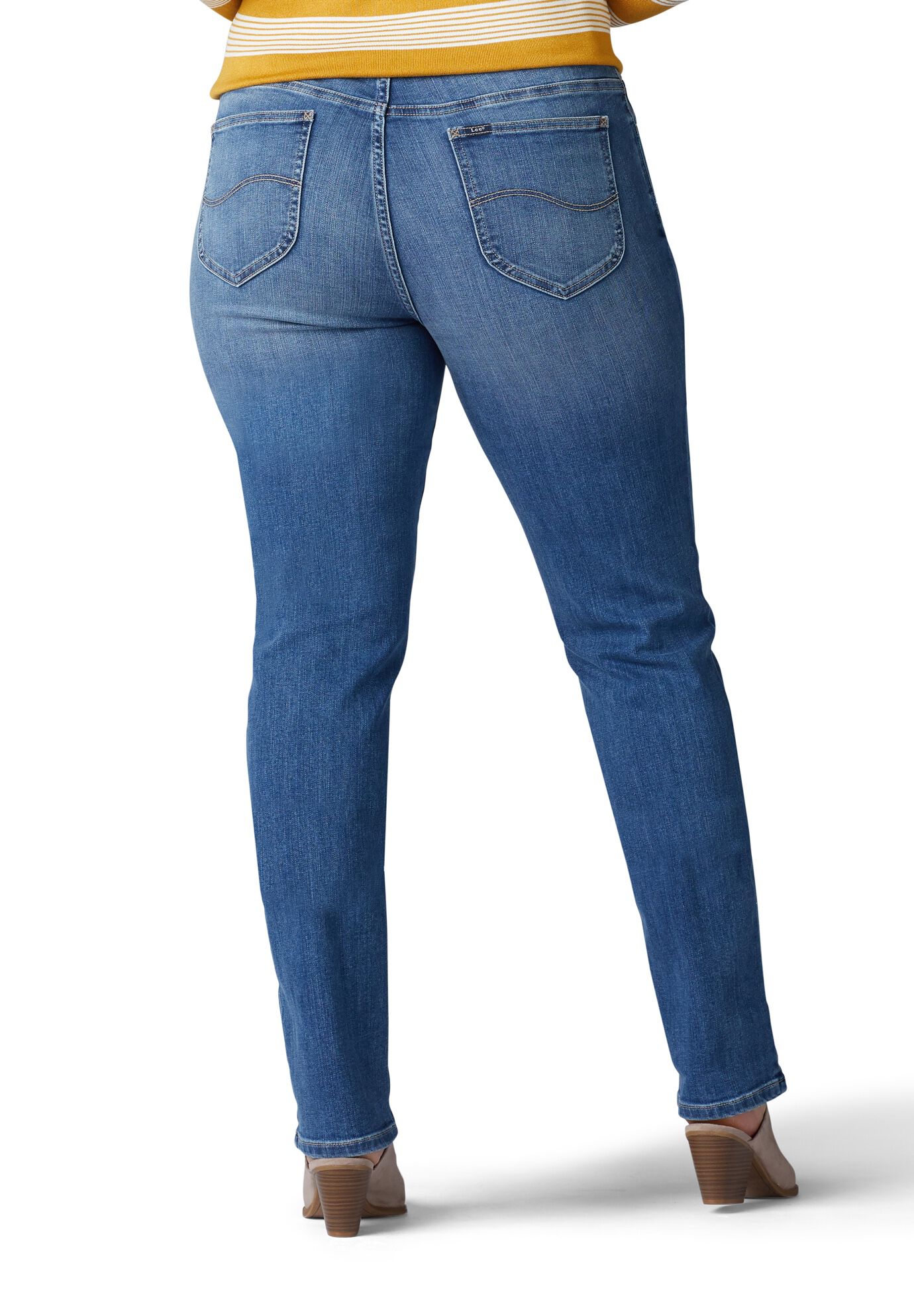 flex motion regular fit straight leg jean