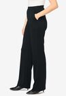 Wide Leg Ponte Knit Pant | Woman Within