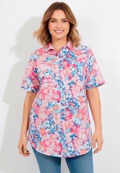 Relaxed Fit Cotton Camp Shirt