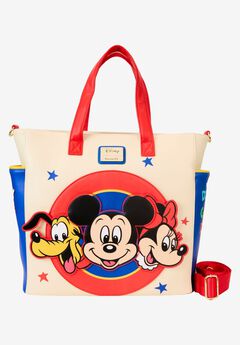 Loungefly x Disney Mickey And Friends Convertible Backpack Tote Bag