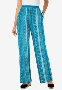 Pull-On Elastic Waist Soft Pants