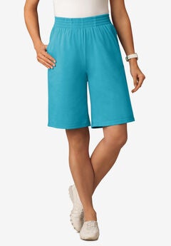 Elastic-Waist Knit Short