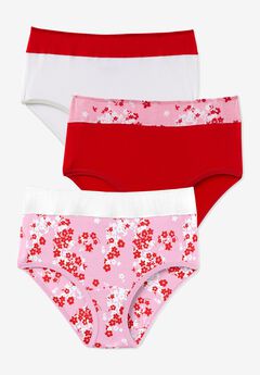 Full Coverage Stretch Cotton Color Block Brief 3-Pack