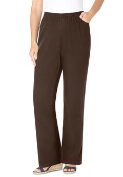 Fineline Stretch Denim Pull-On Bootcut Jeans