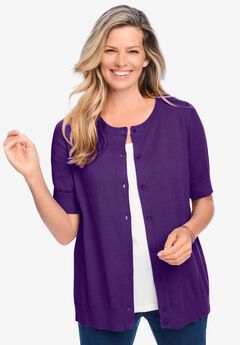 Perfect Elbow-Length Sleeve Cardigan Sweater