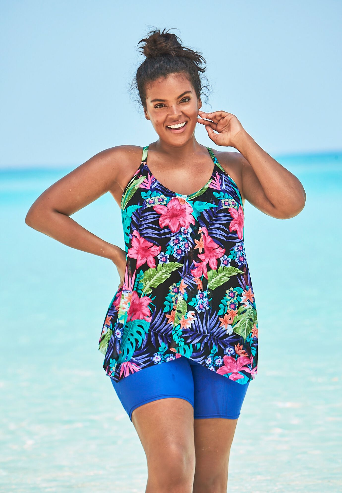 woman within swimwear plus size