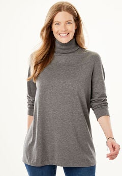 Perfect Long-Sleeve Turtleneck Tee
