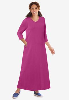 V-Neck Tee Dress