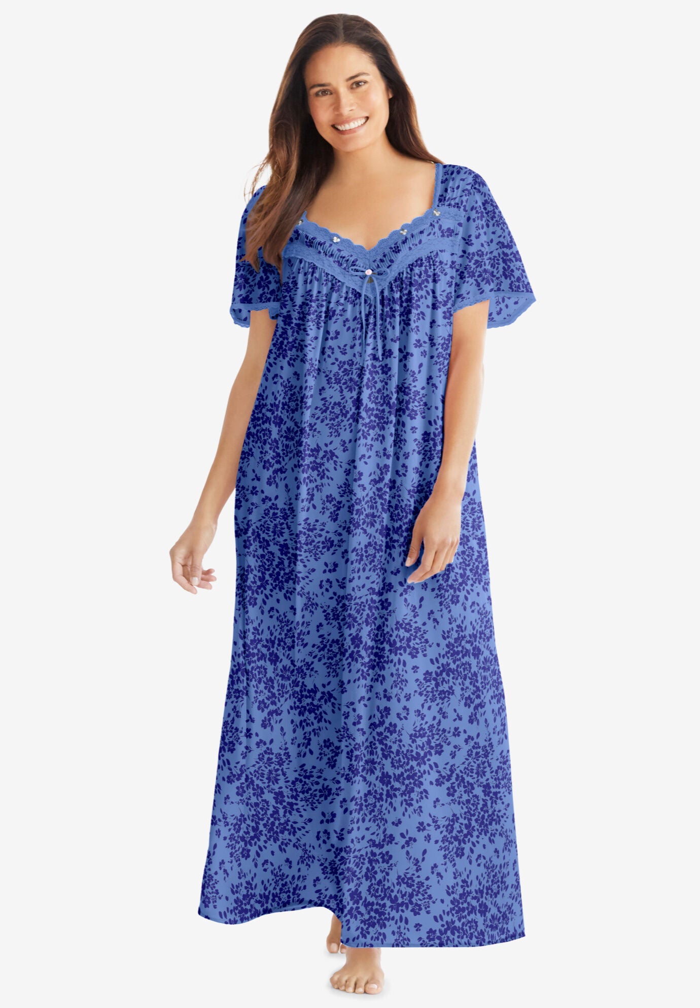 Women within top night gowns