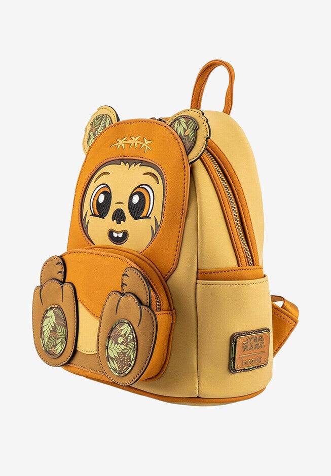 Loungefly X Star Wars Wicket W. Warrick Cosplay Mini Backpack, , on-hover image number 1