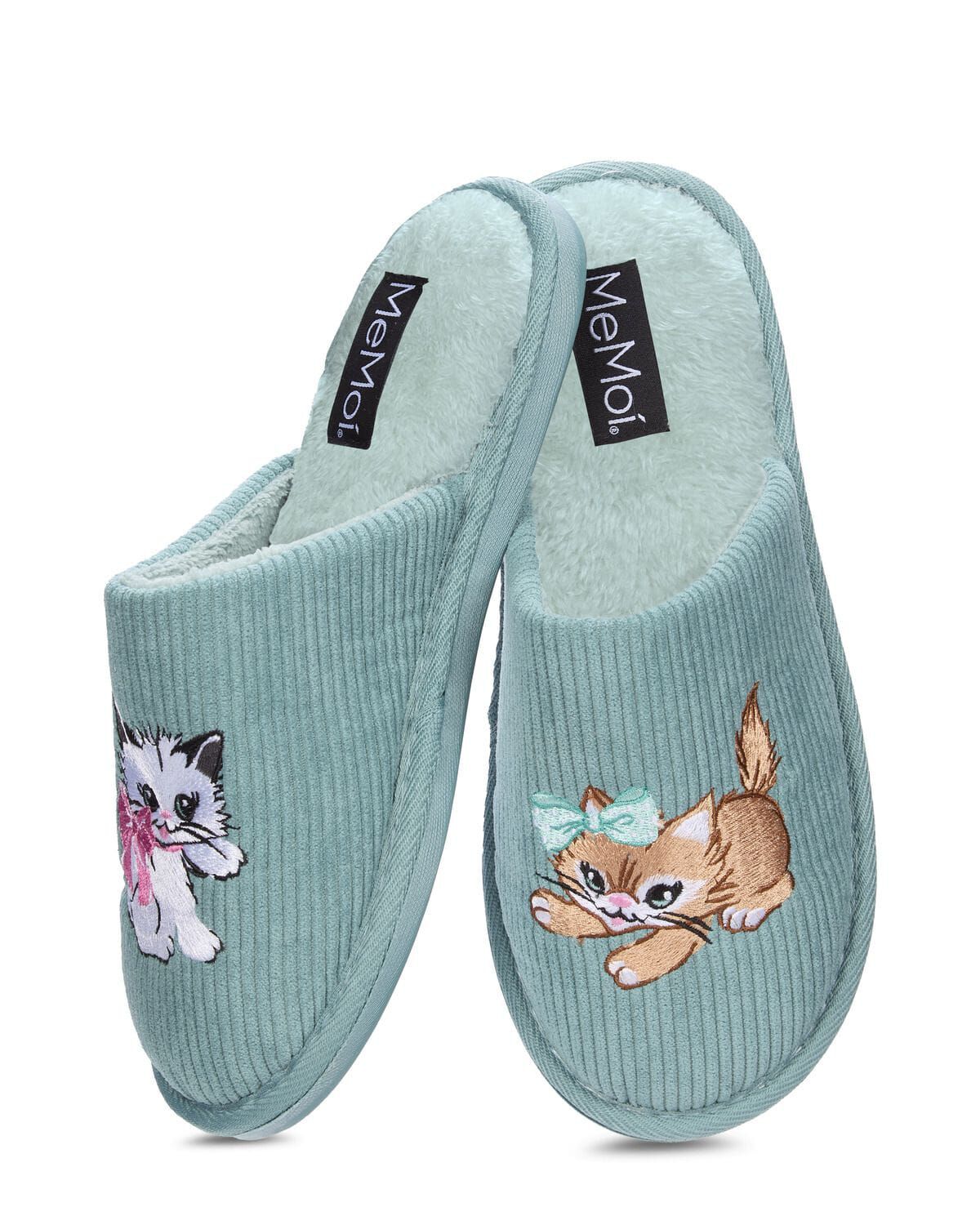Retro Kittens Plush Slippers