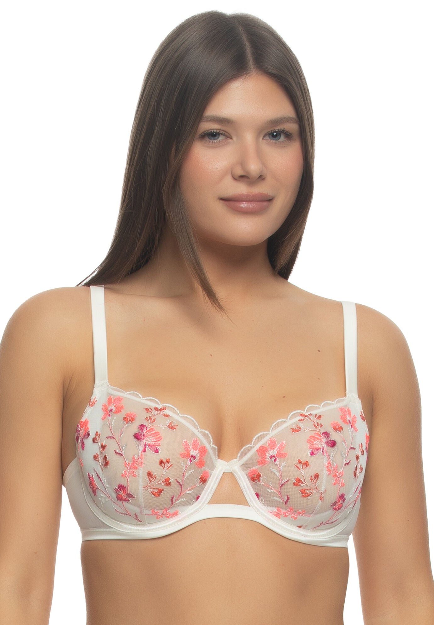 Allure Unlined Emroidered Bra, MAGENTA PEARL MPR, hi-res image number 0