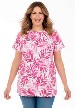 Perfect Printed Crewneck Tunic