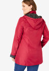 Raincoat in new short length with fun dot trim, , on-hover image number null