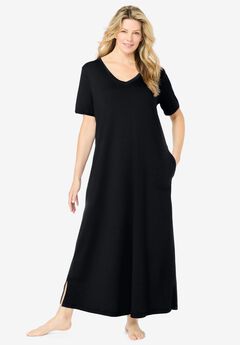 Plus Size Black Shirt Dresses