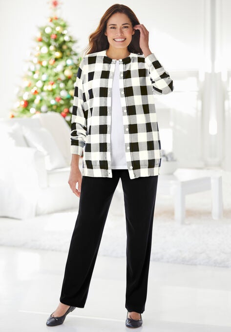 Perfect Long-Sleeve Cardigan, , alternate image number null