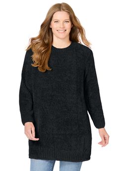 Crewneck Chenille Sweater