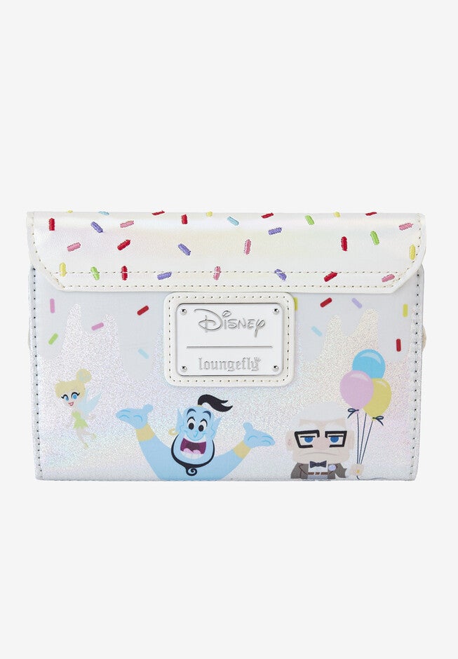 Loungefly X Disney 100 Celebration Cake Flap Wallet, , on-hover image number null