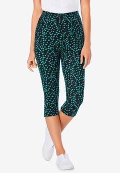 Plus Size Workout Capri Leggings