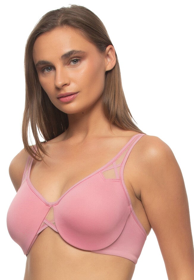 Amaranth Unlined Minimizer Bra, FOXGLOVE FXG, hi-res image number 0