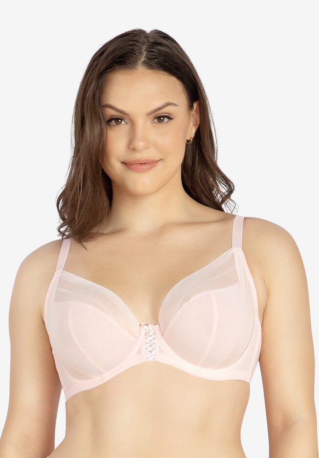 Shea Plunge Unlined Bra, PETAL PINK, hi-res image number 0