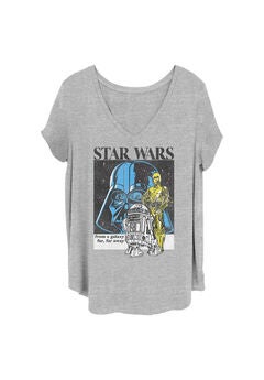 Galaxy Poster V-Neck T-Shirt