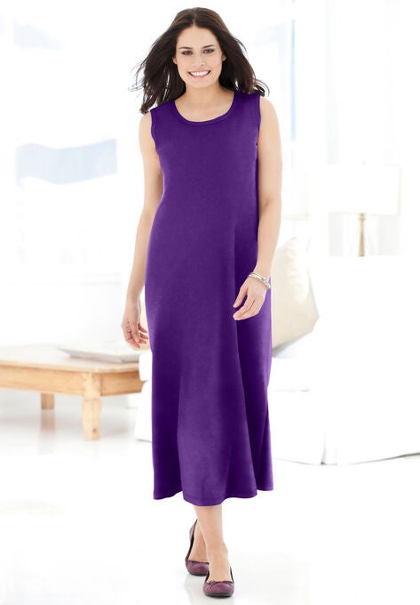 Lettuce Trim Knit Jacket Dress, , alternate image number null