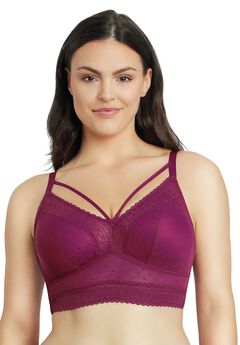 Mia Dot Wire-Free Padded Mesh Bralette