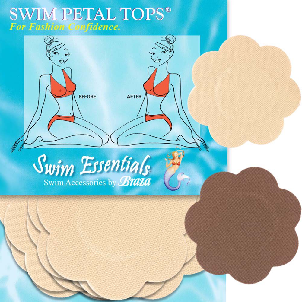 swim petal tops, BEIGE, hi-res image number 0