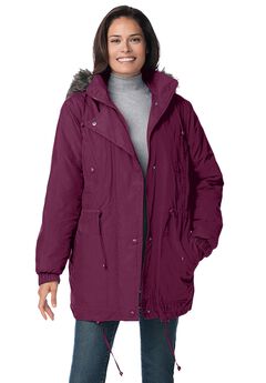 Quilt-Lined Taslon® Anorak