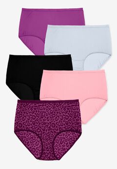 5-Pack Classic Silky Nylon Brief