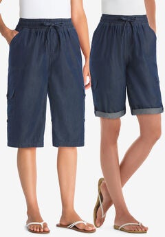 Plus Size Breathable Shorts
