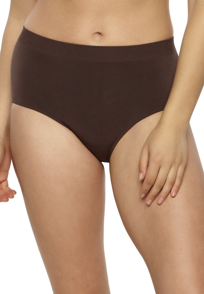 Body Smooth Seamless Brief Panty, COCOA, hi-res image number 0