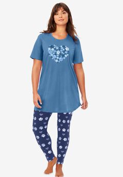 Graphic Tunic PJ Set