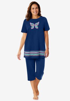 Knit Capri Sleep Set