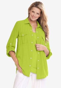 Cotton Gauze Bigshirt