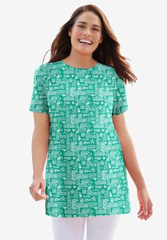 Plus Size Graphic Tops