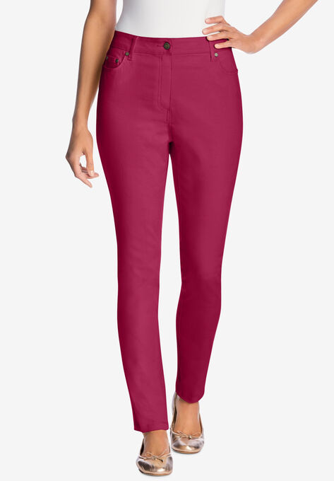 Stretch Skinny Jean, BRIGHT CHERRY, hi-res image number null