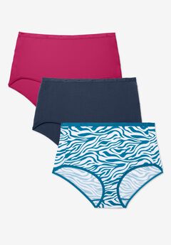 Full-Cut Cotton Spandex Brief 3-Pack