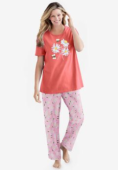 Graphic Tee PJ Set