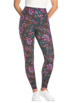 Stretch Cotton Printed Legging