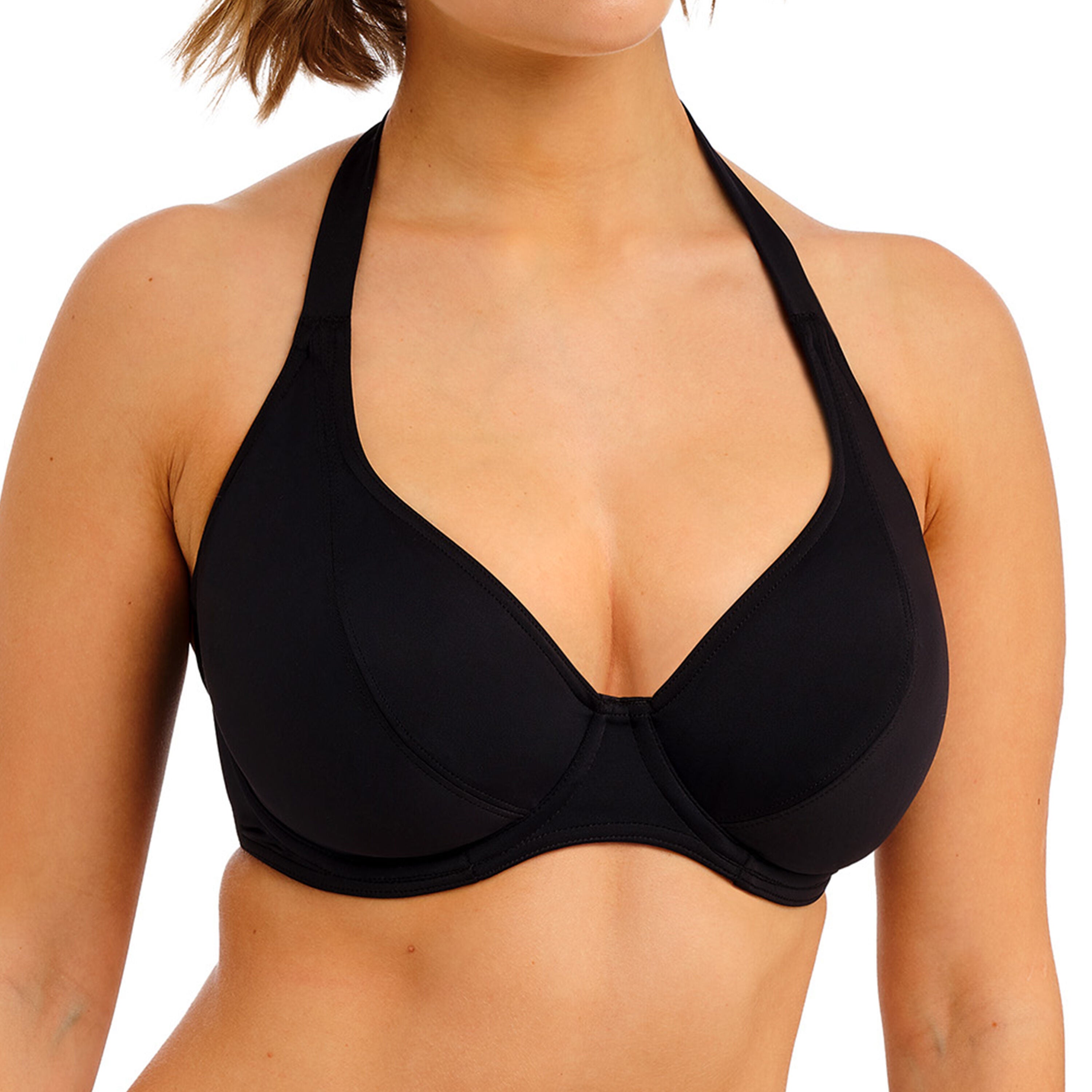 Jewel Cove Underwire Halter Bikini Top