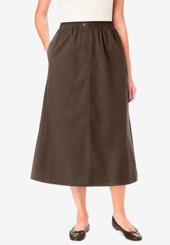 Trendy Plus Size Denim Skirts