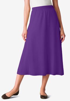 Plus Size Purple Skirts